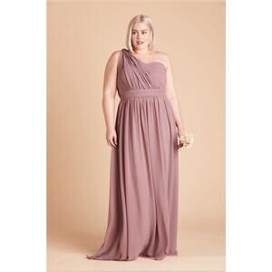 1539 NWT Birdy Grey Grace Convert Chiffon Bridesmaid Dress Dark Mauve XXL